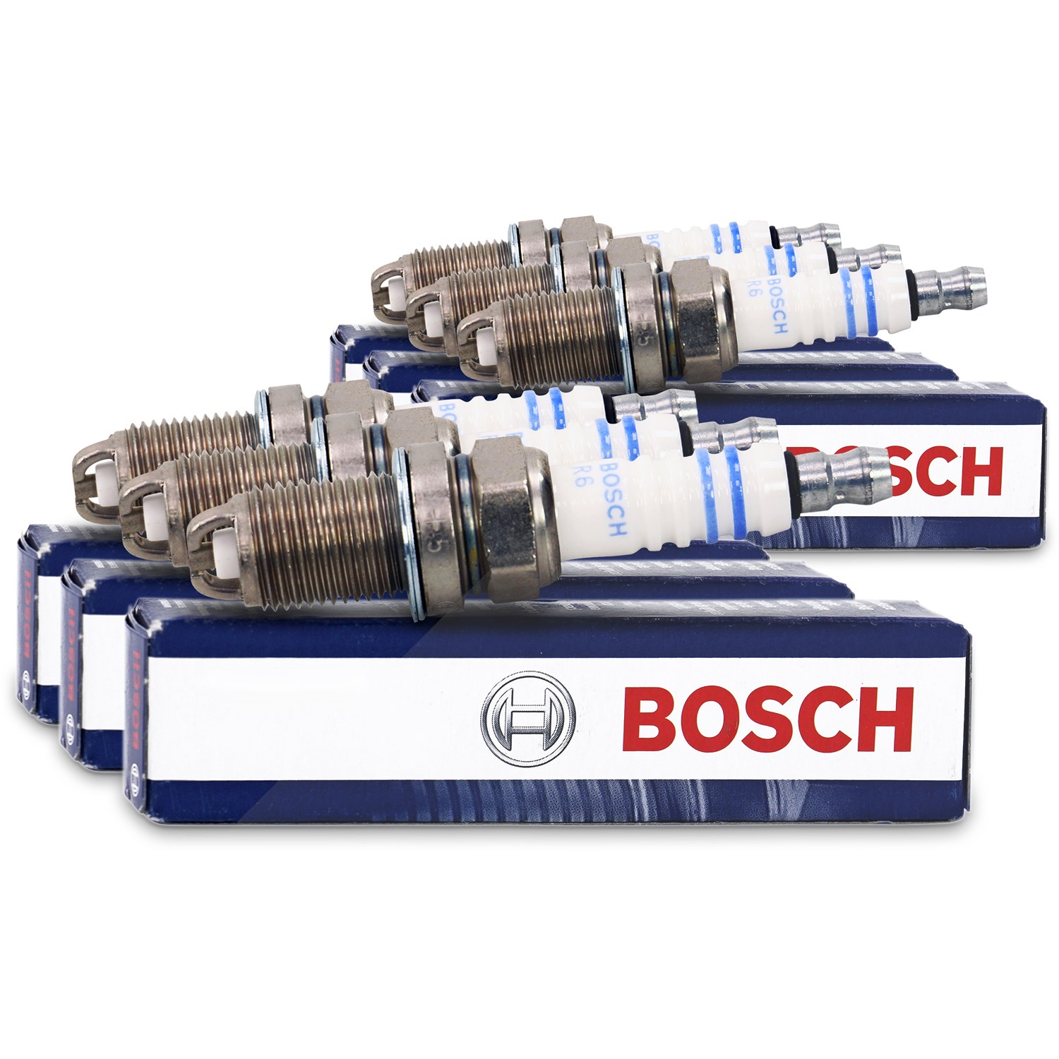 Bosch 6x Zündkerze [Hersteller-Nr. 40372589] für Smart