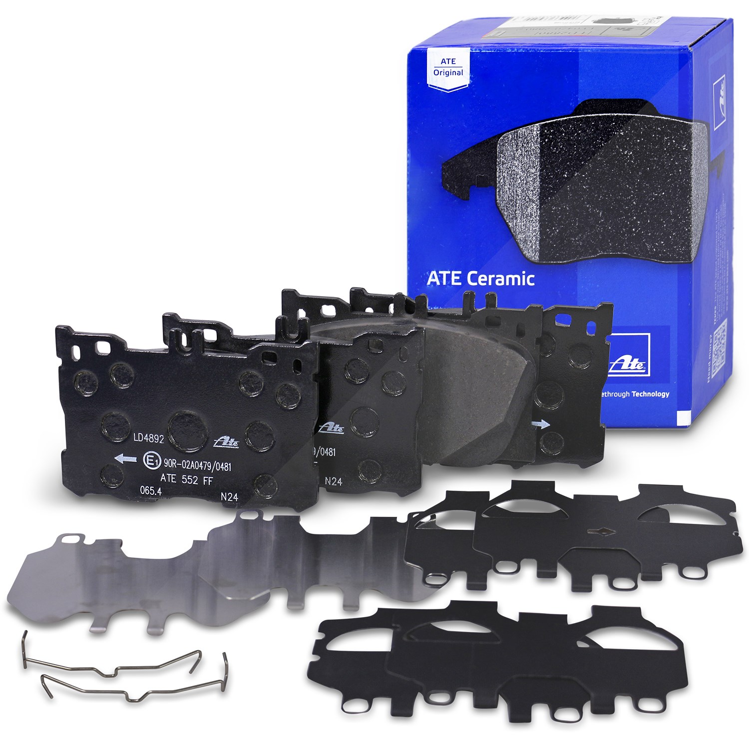 Ate CERAMIC Bremsbelagsatz vorne [Hersteller-Nr. 13.0470-4892.2] für Mercedes-Benz