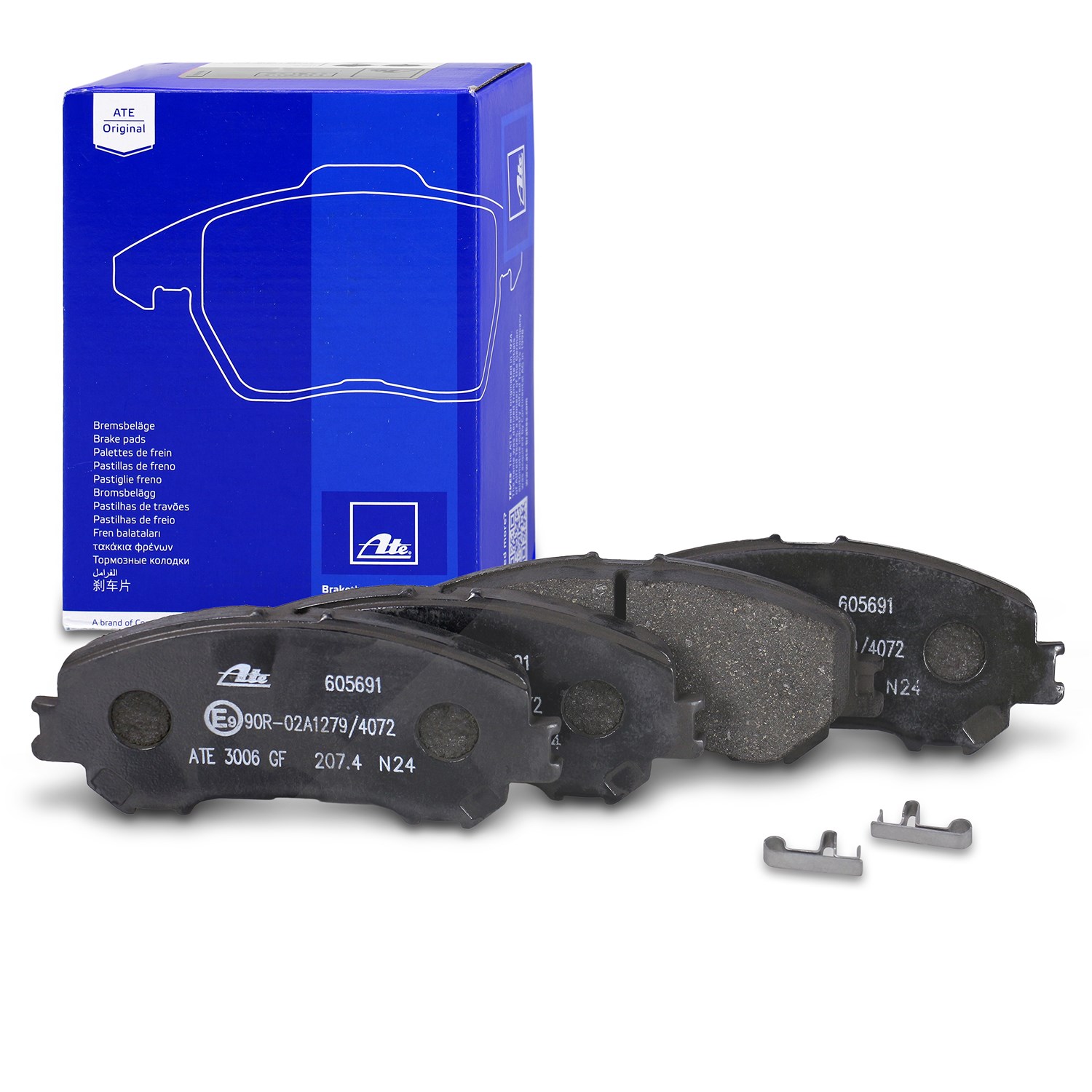 Ate Bremsbelagsatz vorne [Hersteller-Nr. 13.0460-5691.2] für Renault, Nissan