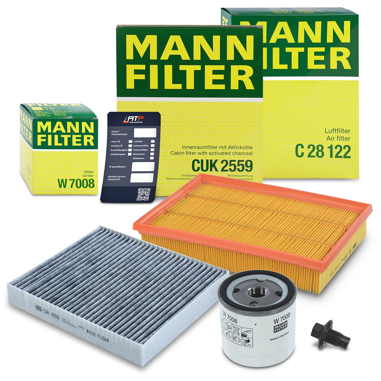 Mann-filter Inspektionspaket Filtersatz SET A [Hersteller-Nr. 10492797] für Ford