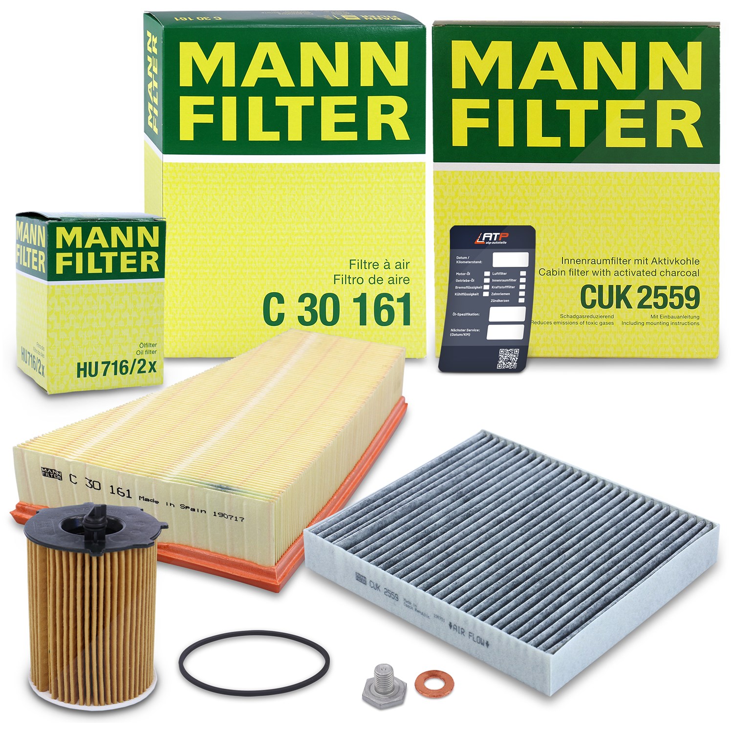 Mann-filter Inspektionspaket Filtersatz SET A [Hersteller-Nr. 10492686] für Ford
