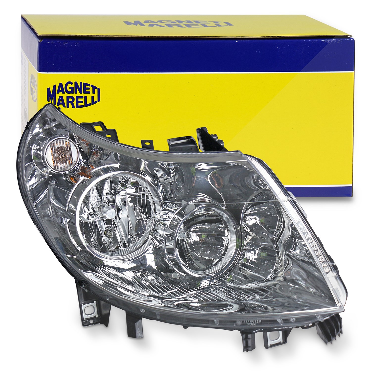 Magneti Marelli Scheinwerfer rechts H7/H1 mit Stellmotor [Hersteller-Nr. 712474601129] für Citroën, Peugeot, Fiat