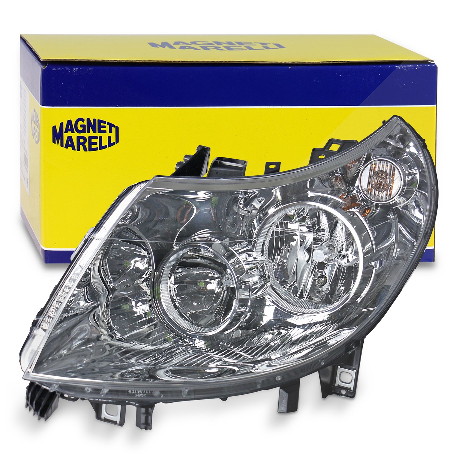 Magneti Marelli Scheinwerfer links H7/H1 mit Stellmotor [Hersteller-Nr. 712474701129] für Citroën, Peugeot, Fiat