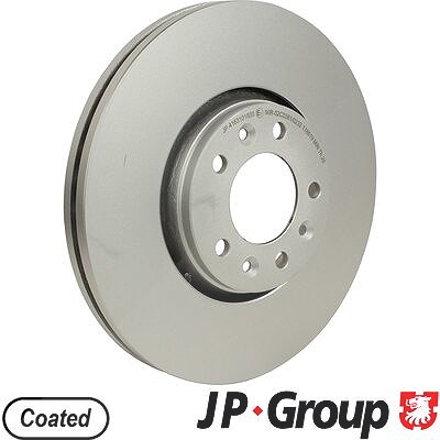 Jp Group 1x Bremsscheibe [Hersteller-Nr. 4163101800] für Peugeot, Citroën, Fiat