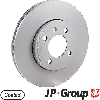 Jp Group Bremsscheibe [Hersteller-Nr. 1163114600] für VW, Seat, Skoda