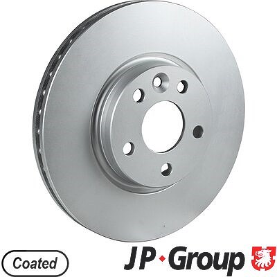Jp Group 1x Bremsscheibe [Hersteller-Nr. 1563102100] für Ford, Volvo, Land Rover