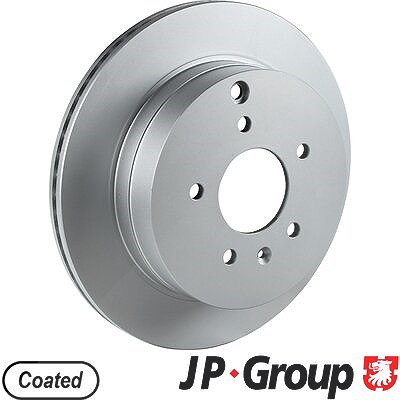 Jp Group 1x Bremsscheibe [Hersteller-Nr. 1263203800] für Vauxhall, Chevrolet, Opel