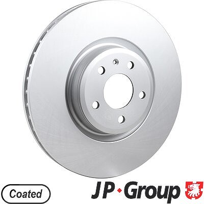 Jp Group 1x Bremsscheibe Vorderachse [Hersteller-Nr. 1163114200] für Audi, VW