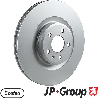 Jp Group 1x Bremsscheibe [Hersteller-Nr. 1163113600] für Audi