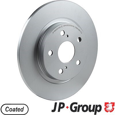 Jp Group 1x Bremsscheibe Hinterachse Voll [Hersteller-Nr. 4863201800] für Toyota