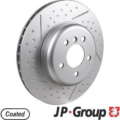 Jp Group 1x Bremsscheibe [Hersteller-Nr. 1463205700] für BMW