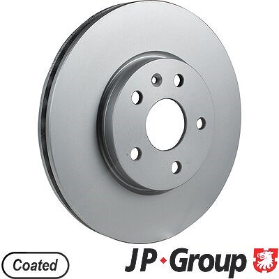 Jp Group 1x Bremsscheibe [Hersteller-Nr. 1263106700] für Vauxhall, Saab, Opel, Chevrolet