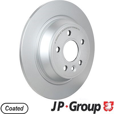 Jp Group 1x Bremsscheibe Hinterachse Voll [Hersteller-Nr. 1563200600] für Land Rover, Ford