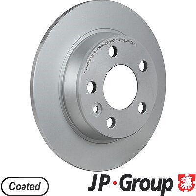 Jp Group 1x Bremsscheibe [Hersteller-Nr. 1163206700] für Ford, Seat, VW