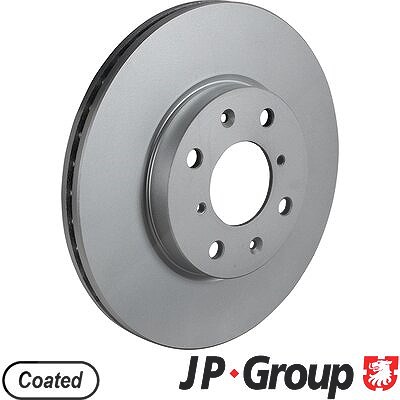 Jp Group 1x Bremsscheibe [Hersteller-Nr. 1263106000] für Opel, Vauxhall, Suzuki