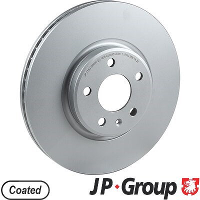 Jp Group 1x Bremsscheibe [Hersteller-Nr. 1163108600] für Audi