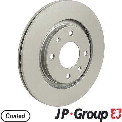 Jp Group 1x Bremsscheibe [Hersteller-Nr. 4163102400] für Peugeot, Citroën