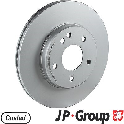 Jp Group 1x Bremsscheibe [Hersteller-Nr. 1363106400] für Mercedes-Benz