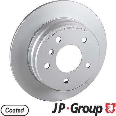Jp Group 1x Bremsscheibe [Hersteller-Nr. 1363203400] für Mercedes-Benz