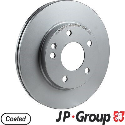 Jp Group 1x Bremsscheibe [Hersteller-Nr. 1363106100] für Mercedes-Benz