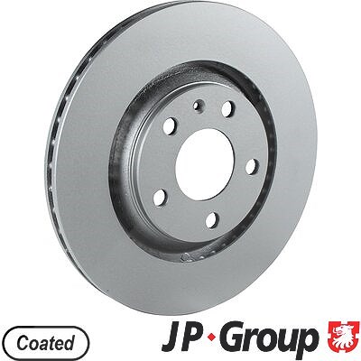 Jp Group 1x Bremsscheibe [Hersteller-Nr. 1163207500] für Audi