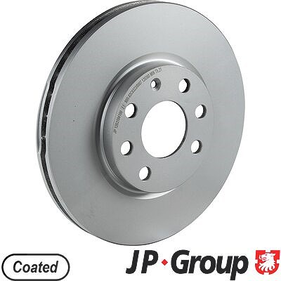 Jp Group 1x Bremsscheibe [Hersteller-Nr. 1263104100] für Opel, Vauxhall