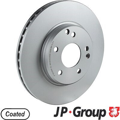 Jp Group 1x Bremsscheibe [Hersteller-Nr. 1363106600] für Mercedes-Benz