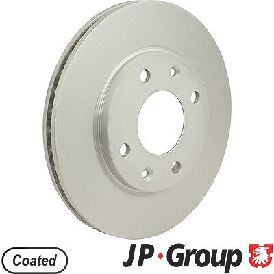 Jp Group 1x Bremsscheibe [Hersteller-Nr. 4163100600] für Citroën, Peugeot