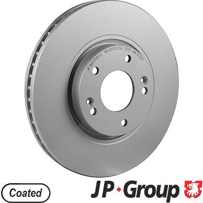 Jp Group 1x Bremsscheibe [Hersteller-Nr. 3663101000] für Hyundai, Kia