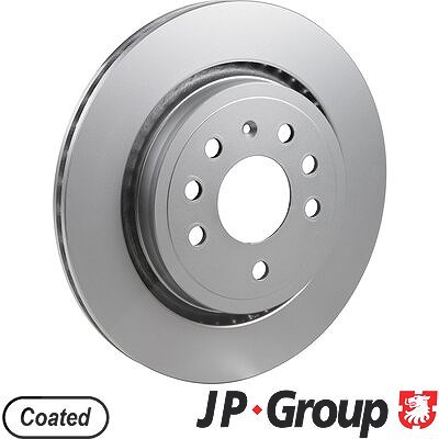 Jp Group 1x Bremsscheibe [Hersteller-Nr. 1263200500] für Saab, Opel, Cadillac, Fiat, Vauxhall