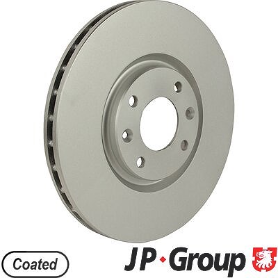 Jp Group 1x Bremsscheibe [Hersteller-Nr. 4163101600] für Peugeot, Citroën