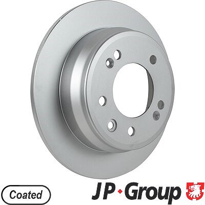 Jp Group 1x Bremsscheibe Hinterachse Voll [Hersteller-Nr. 3563200500] für Kia, Hyundai