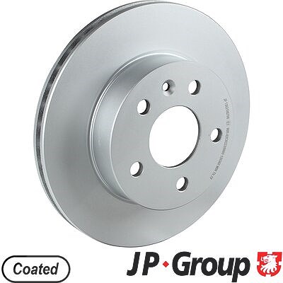 Jp Group 1x Bremsscheibe [Hersteller-Nr. 1363106700] für Mercedes-Benz