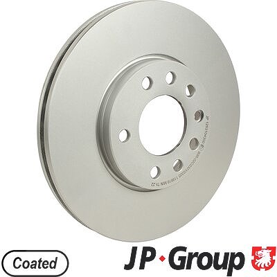 Jp Group 1x Bremsscheibe [Hersteller-Nr. 1263104300] für Vauxhall, Fiat, Saab, Opel