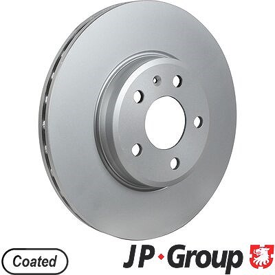 Jp Group 1x Bremsscheibe Vorderachse Belüftet [Hersteller-Nr. 1163113800] für Audi