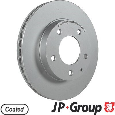 Jp Group 1x Bremsscheibe [Hersteller-Nr. 3863101600] für Mazda, Ford Usa