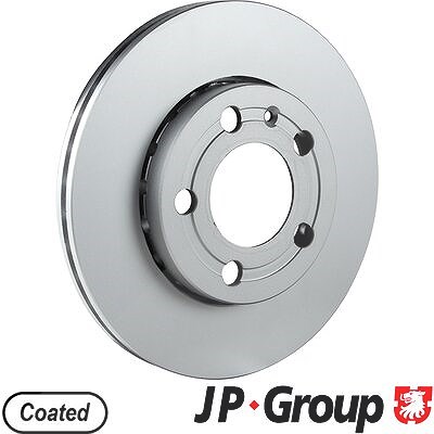 Jp Group 1x Bremsscheibe [Hersteller-Nr. 1163111100] für Skoda, VW