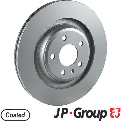 Jp Group 1x Bremsscheibe [Hersteller-Nr. 1163208100] für Audi