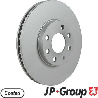 Jp Group 1x Bremsscheibe [Hersteller-Nr. 1263105100] für Opel, Vauxhall