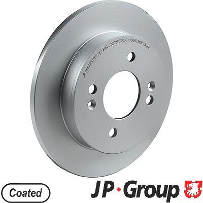 Jp Group 1x Bremsscheibe [Hersteller-Nr. 3663200700] für Kia, Hyundai