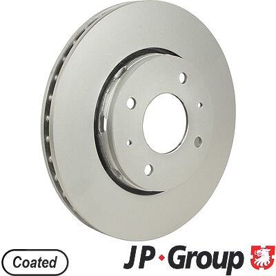 Jp Group 1x Bremsscheibe [Hersteller-Nr. 3963101000] für Volvo, Mitsubishi