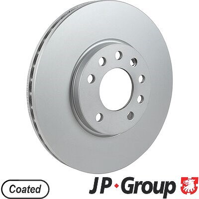 Jp Group 1x Bremsscheibe [Hersteller-Nr. 1263104900] für Saab, Opel