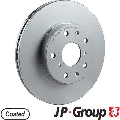 Jp Group 1x Bremsscheibe [Hersteller-Nr. 4763100500] für Suzuki, Fiat