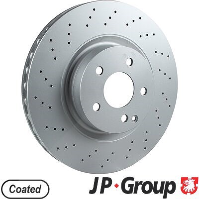 Jp Group 1x Bremsscheibe [Hersteller-Nr. 1363107800] für Mercedes-Benz