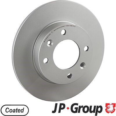 Jp Group 1x Bremsscheibe [Hersteller-Nr. 4163201500] für Citroën, Peugeot