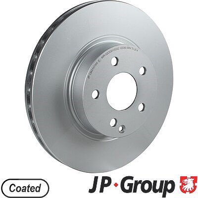 Jp Group 1x Bremsscheibe [Hersteller-Nr. 1363107300] für Mercedes-Benz