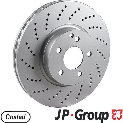 Jp Group 1x Bremsscheibe [Hersteller-Nr. 1363101800] für Mercedes-Benz
