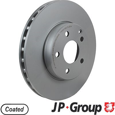Jp Group 1x Bremsscheibe [Hersteller-Nr. 1363107600] für Mercedes-Benz