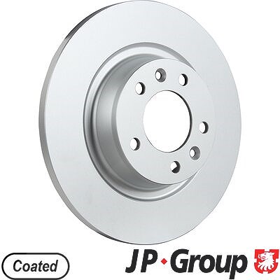 Jp Group 1x Bremsscheibe [Hersteller-Nr. 4163200800] für Fiat, Peugeot, Citroën