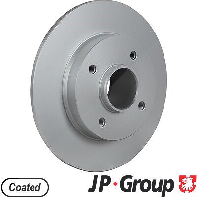 Jp Group 1x Bremsscheibe hinten ohne Radlager [Hersteller-Nr. 4163200600] für Peugeot, Citroën
